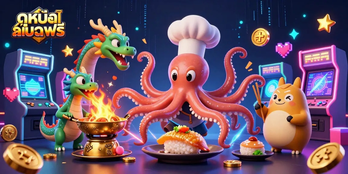 ดูหนังออนไลน์ฟรี กับภาพการ์ตูน 3 มิติการเตรียมอาหารทองคำและกิจกรรมการพนัน