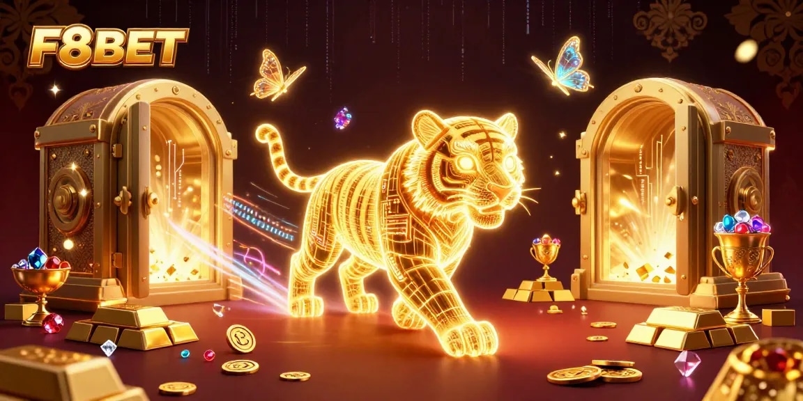 Experience thrilling wins at F8BET with vibrant casino visuals and dazzling treasures.