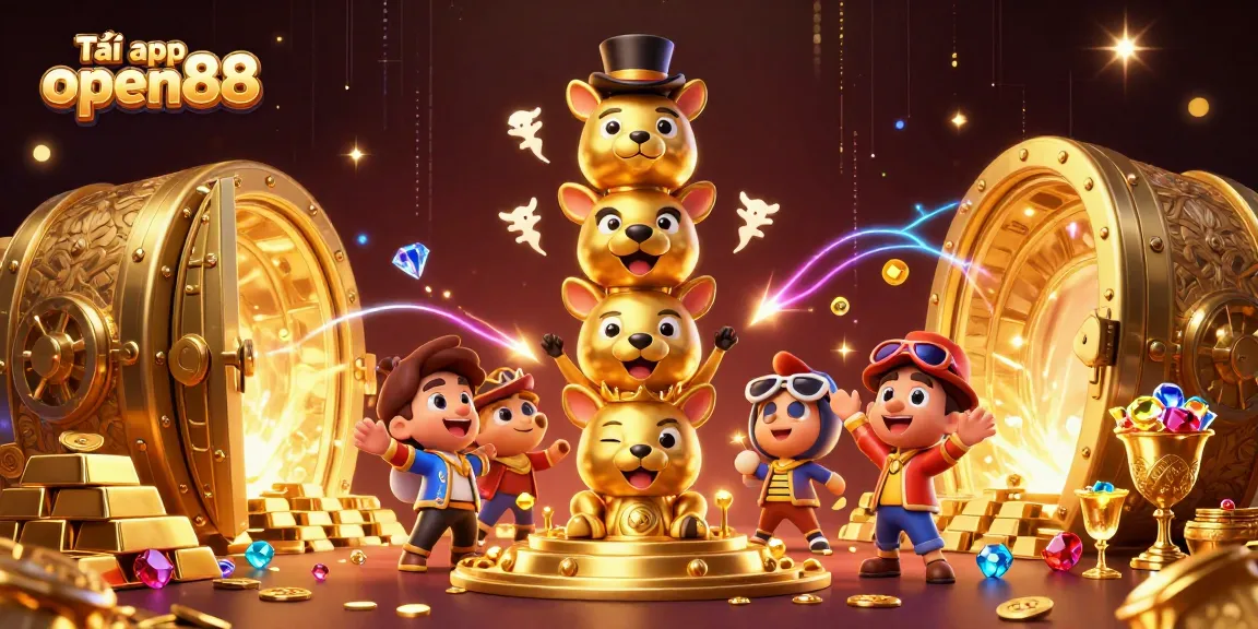 Engage in thrilling gaming with Tải app open88, featuring a vibrant casino spirit world and dynamic treasures.