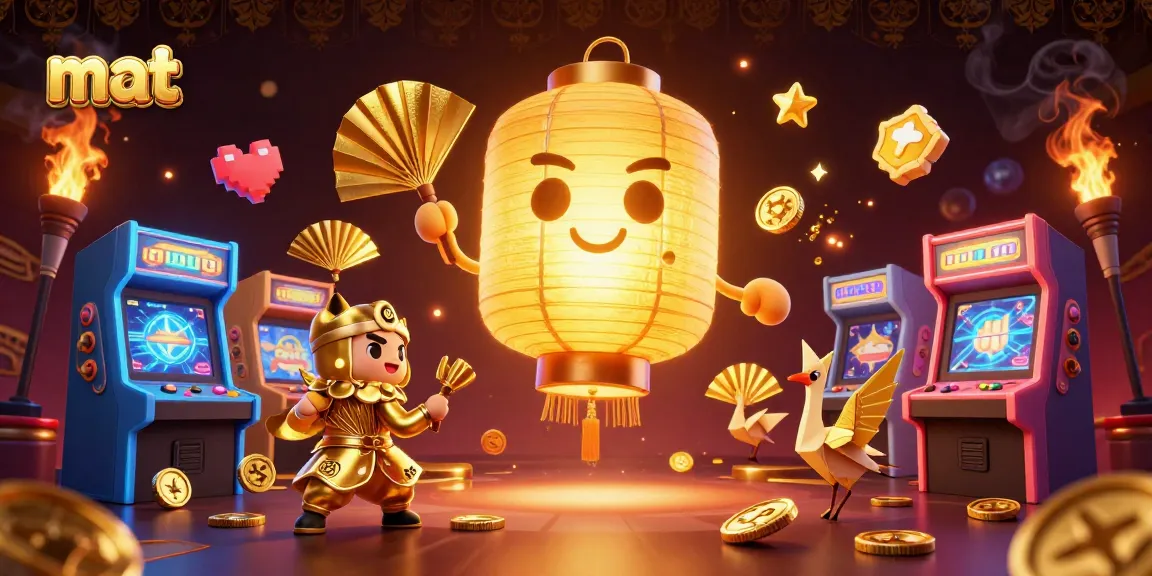 Experience thrilling wins at the casino with mat-inspired gaming characters and vibrant scenes.