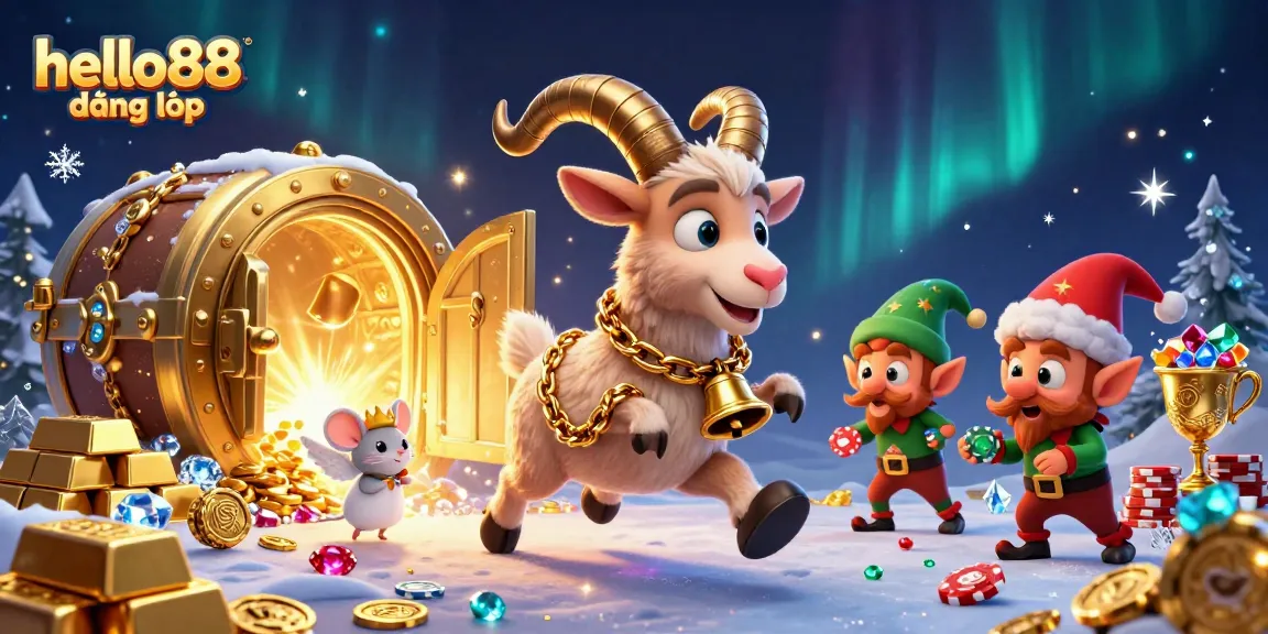 Experience the thrill of hello88 đăng nhập with a dynamic casino scene full of treasures and lively characters.