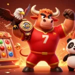 Experience exciting wins at Go 88 with vibrant slots and thrilling trophies in this casino illustration.