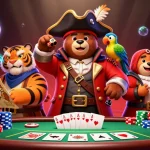 Engage with thrilling 7m cn gaming featuring a pirate bear and dynamic casino elements.