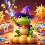 Experience thrilling gaming with tr88's dynamic casino scene, featuring lucky symbols and vibrant characters.