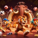 Engage in thrilling moments with tải sun win, as cavemen and sabertooth tigers play unique casino games in a vibrant prehistoric setting.