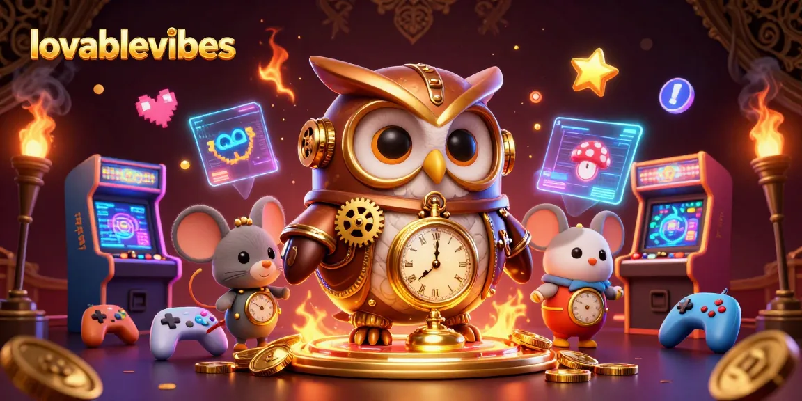 Engage in exciting gambling adventures with lovablevibes and enjoy rich casino elements in a vibrant 3D scene.