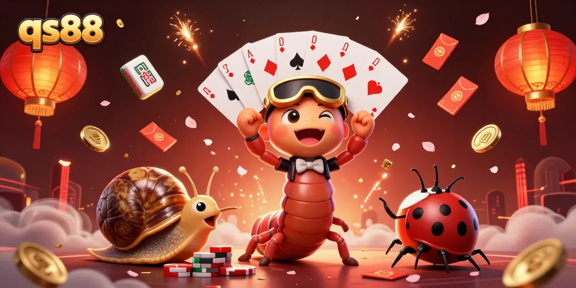 Experience excitement with qs88 as a millipede dealer showcases cards, ensuring vibrant gambling action.