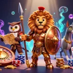 Experience the excitement of 789bet with dynamic action featuring casino elements and characters.