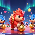 Roll the dice with DA88 as two rival pangolins compete in a vibrant casino atmosphere filled with golden scales and poker chips.