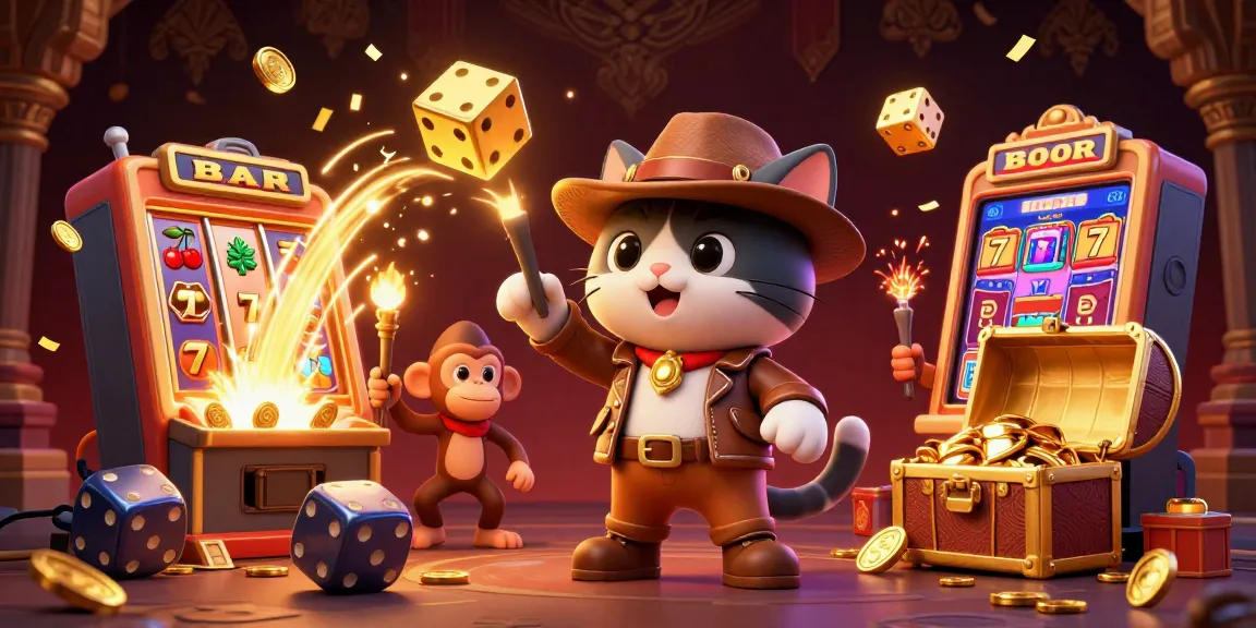 Engage with 1gom's golden casino artifact adventure featuring dynamic slot machines and lucky symbols.