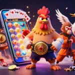 Engage with Kèo Nhà Cái through vibrant 3D illustration showcasing a dynamic betting scene with exciting game elements.